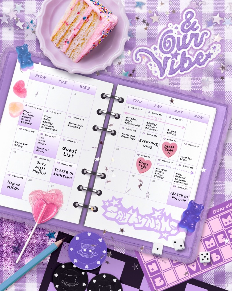 세이마이네임, 29일 세 번째 EP '&Our Vibe' 발매…타임 테이블 공개