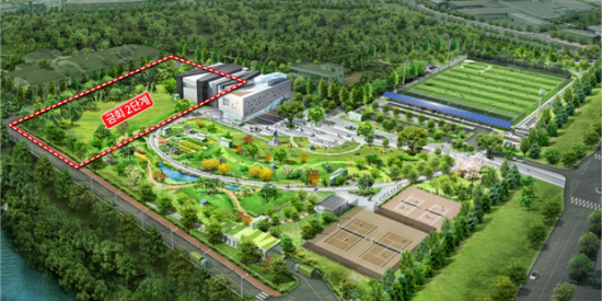 검단하수처리장 증설공사 구역 조감도 (인천도시공사 제공)