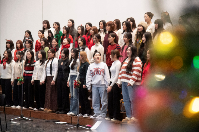 지난해 12월 개최된 이화여대 2024 이화가족 성탄예배 사진. (사진제공=이화여대)
