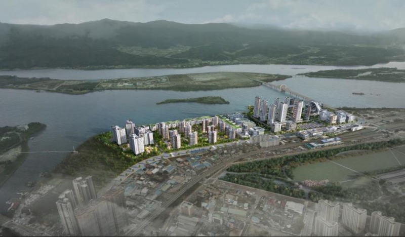 춘천역세권 개발사업 조감도./국가철도공단