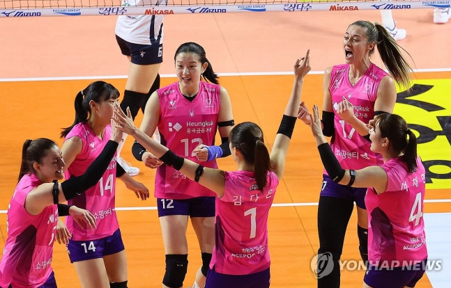 흥국생명 선수들 / 사진=연합뉴스