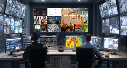 영상과 출입통제시스템, 다양한 환경센서를 기반으로 한 관제 시스템