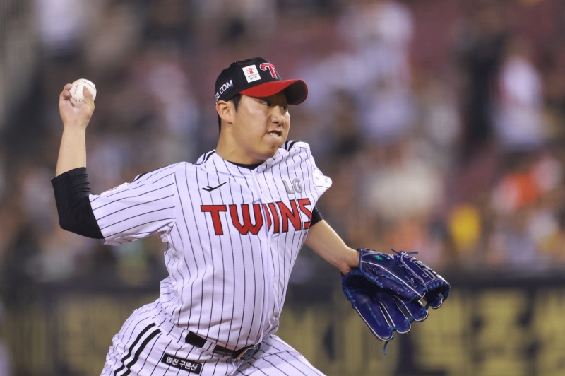 박명근 역투. 사진=연합뉴스