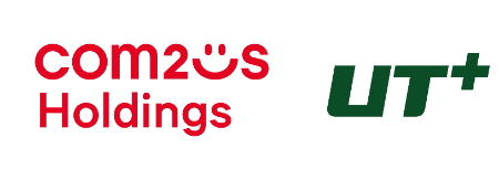 '프로젝트 V(가제)' 퍼블리싱 계약을 체결한 컴투스홀딩스와 유티플러스인터랙티브. ⓒ컴투스홀딩스