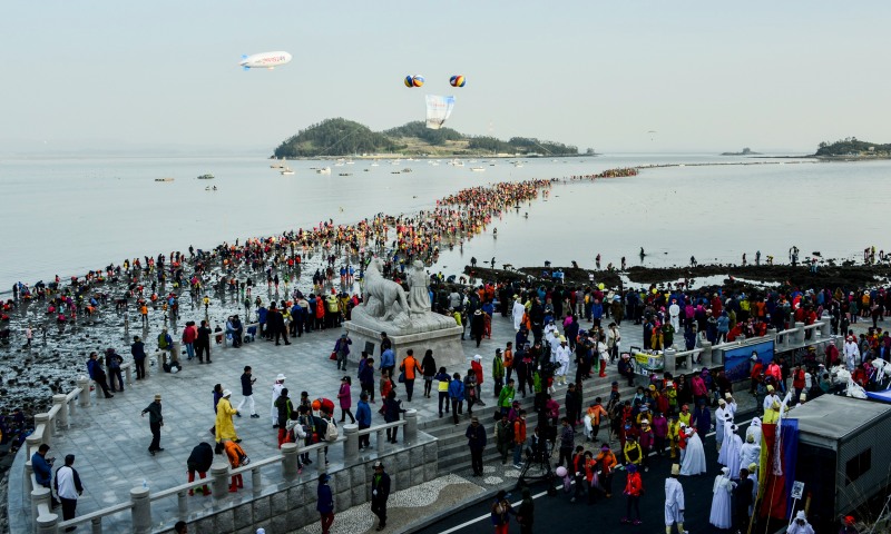 진도 신비의 바닷길 (사진제공=진도군)