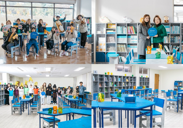 기빙플러스와 카카오메이커스가 협업해 새가버치 프로젝트를 진행한 모습.