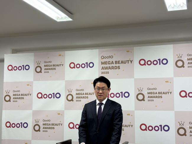 김재돈 이베이재팬 CMO 마케팅 본부장이 질문에 답하는 모습. /한종훈 기자