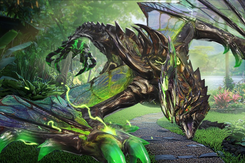 이번 시즌 간판 몬스터인 '전룡' 라이젝스(제공=나이언틱).