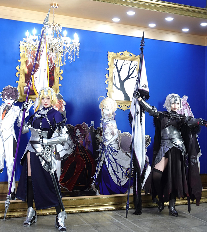 '페이트/그랜드 오더' 부스 현장. 사진 제공 : 넷마블