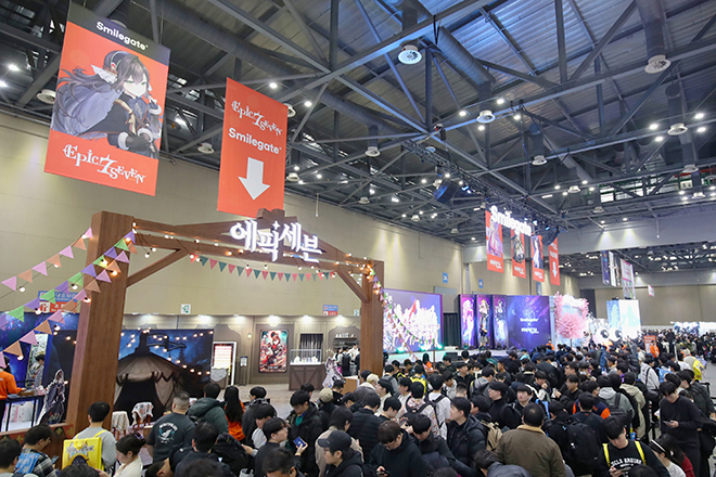 'Anime X Game Festival 2025' '에픽세븐' 부스. 사진 제공 : 스마일게이트