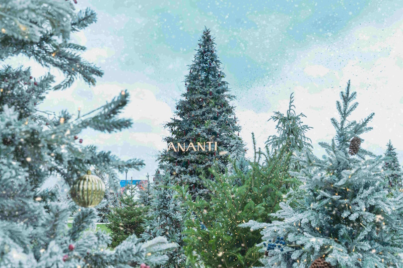 아난티, 한국 전통미 코드를 크리스마스 트리에 접목한 성탄 시즌 기획 공개…새로운 K-크리스마스 느낌 연출