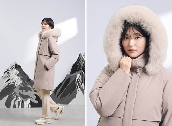 레드페이스 ‘폭스퍼 롱 다운 우먼 재킷’