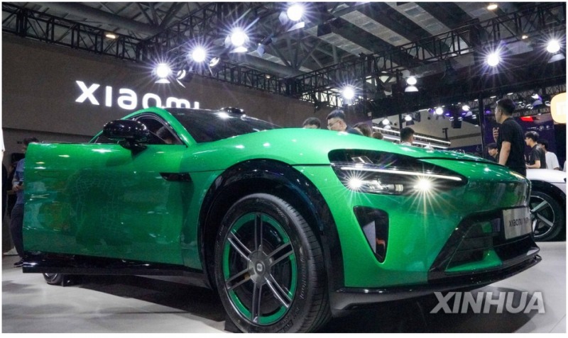 샤오미가 최근 출시한 YU7. 사진=신화 연합뉴스