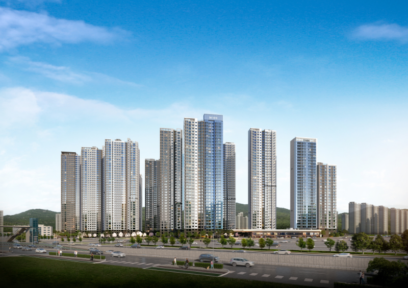 의왕시청역 SK뷰 아이파크 투시도./HDC현대산업개발