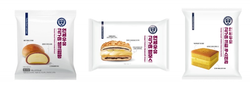 ▲연세유업 ‘연세우유 고구마 디저트 3종’ (이미지 제공=연세유업)