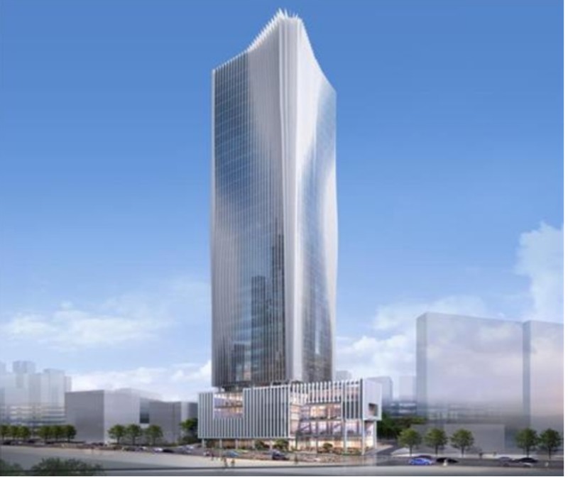 서울시는 11일 강남구 청담동에 최고 높이 35층의 복합업무시설개발 계획을 조건부로 가결했다고 밝혔다. 사진=조감도, 서울시, 연합뉴스