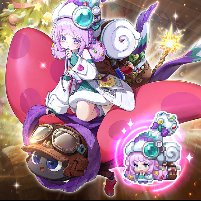 '가디언 테일즈' 신규 영웅 '노움 의사 노엘' 관련 이미지. 자료 제공 : 카카오게임즈