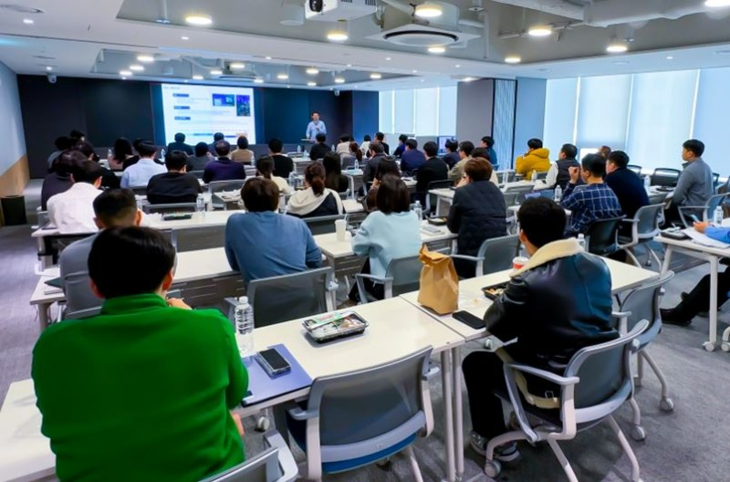 SK에코플랜트 사내교육 모습.