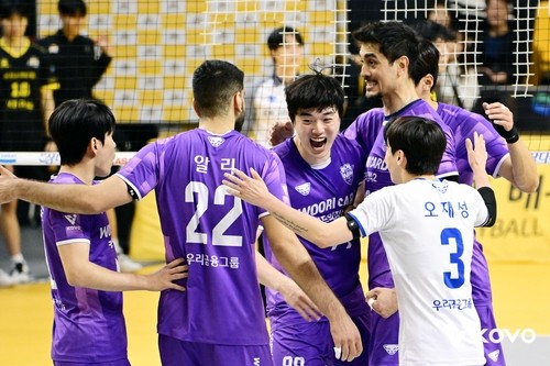 우리카드 선수들