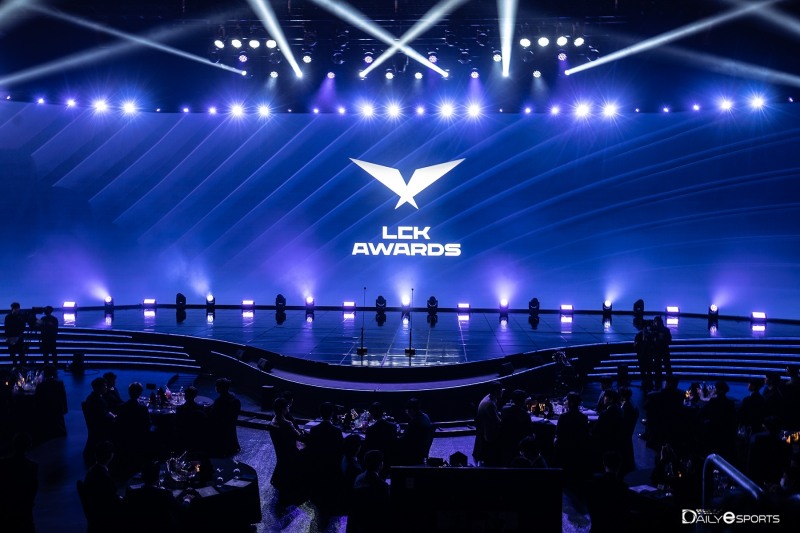 2022년 LCK 어워즈 현장.