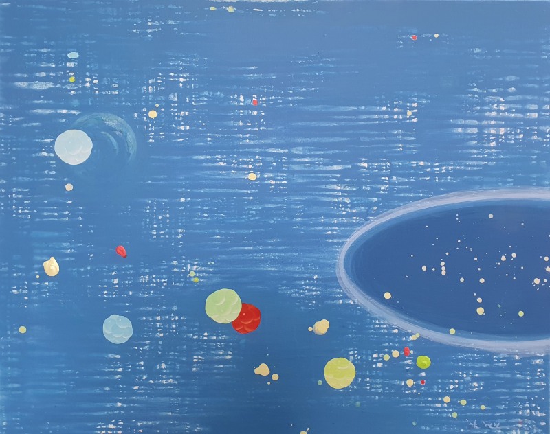 '오늘의 탄생', 2025, Acrylic & oil on linen, 72.7×90.9cm