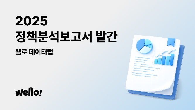 웰로, 2025년 주요 정부 정책 분석 보고서 공개…생애주기별 체감도 제시