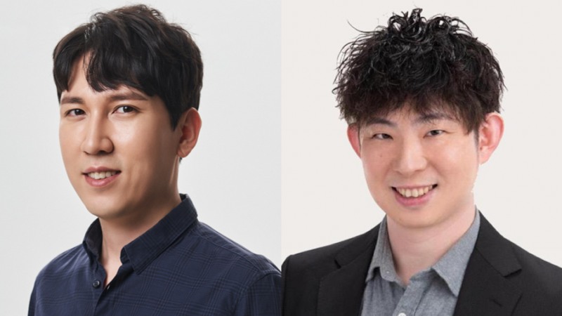 ▲ 사진설명: 김서준 해시드 대표(왼쪽)와 노리타카 오카베 JPYC 대표 (사진=BWB사무국 제공)