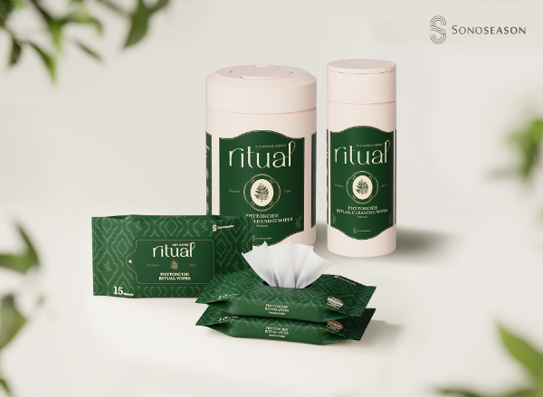 소노시즌, 신제품 ‘피톤치드 리츄얼 물티슈 및 세정 티슈’ 출시