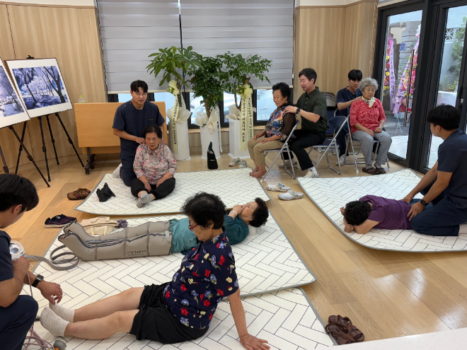 김천대 물리치료학과 학생 주도, 어르신 맞춤형 재활 관리 ‘호응’