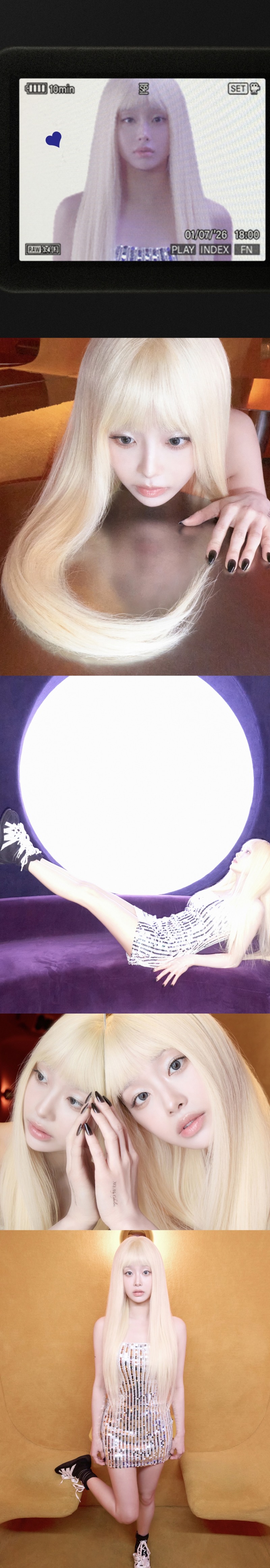 츄, 첫 정규 앨범 ‘XO, My Cyberlove’ 새 티저 공개…사이버틱한 신비 소녀로 변신