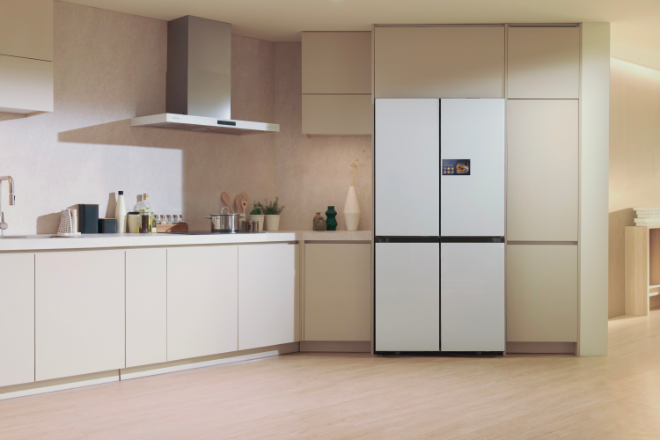 CES 2026에서 공개 예정인 삼성전자 제미나이가 탑재된 냉장고 제품 이미지