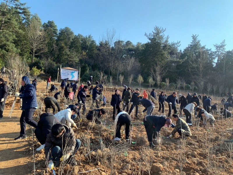 나무심기 행사 (사진제공=장흥군)