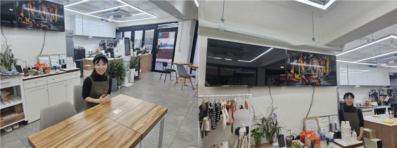 디지털 사이니지를 도입하며 브랜드 인지도 향상과 운영 효율화 효과를 이뤄낸 그로우 샌드 서민경 대표. /비스타컨설팅연구소