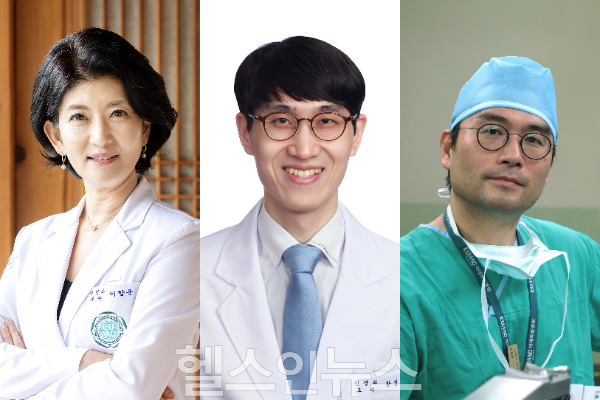 이대목동병원 뇌전증 정밀치료팀 (왼쪽부터) 이향운·황성은신경과 교수, 김영구 신경외과 교수 (사진 제공=이화의료원)