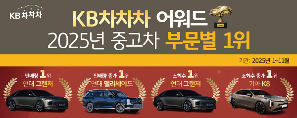 2025년 중고차 시장의 절대 강자는 '그랜저'