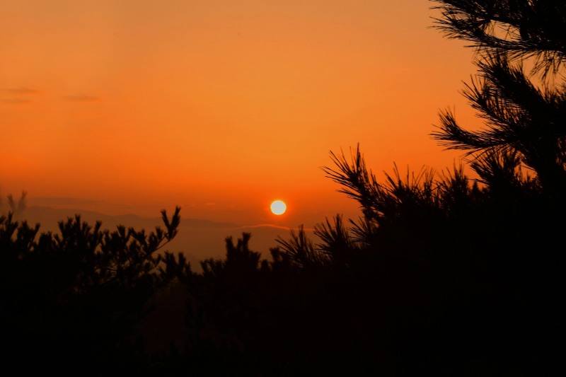 성남 판교마당바위 일출 (2024년 1월 1일) (성남시 제공)