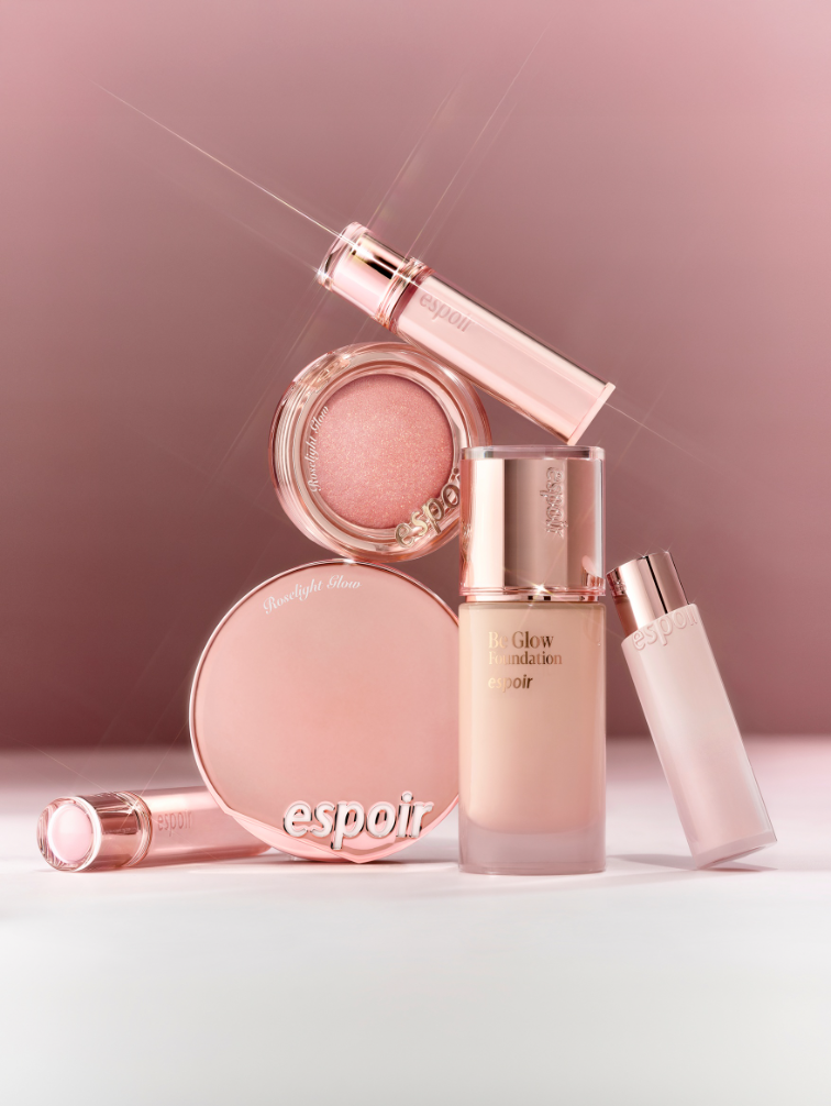 에스쁘아, ‘로젤라이트 글로우 컬렉션’ 런칭 (이미지 제공=에스쁘아)