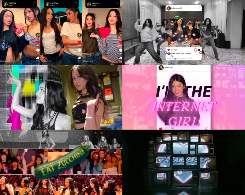 캣츠아이, 신곡 ‘Internet Girl’ 비주얼라이저 공개…통통 튀는 젠지 감성