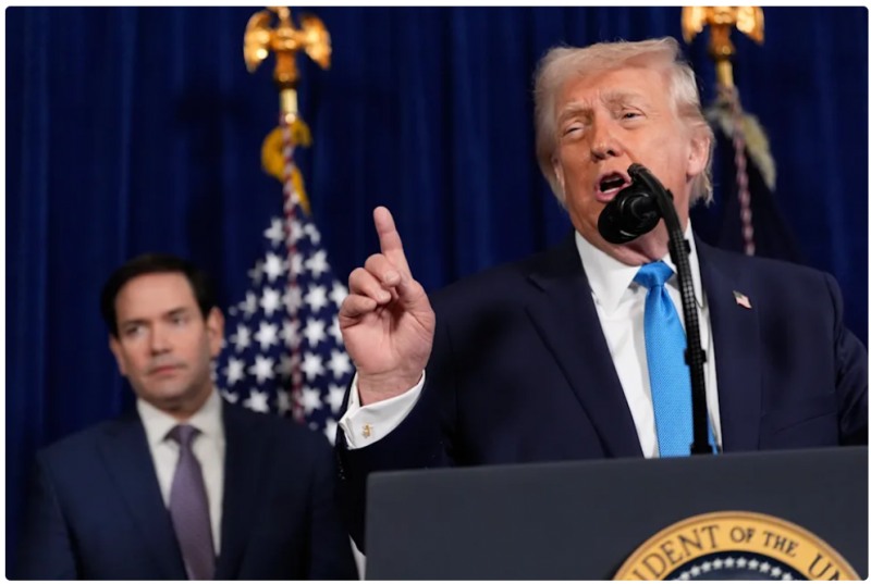 트럼프 대통령은 이번 베네수엘라 기습작전과 관련, 돈로 톡트린이라고 표현하며 중국 견제 의도가 깔려있음을 보여줬다. 사진=AP, 연합뉴스