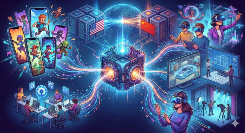 시장 다양화를 통해 게임엔진 시장이 발전을 거듭할 것이라는 전망이 나왔다(출처=AI 생성).