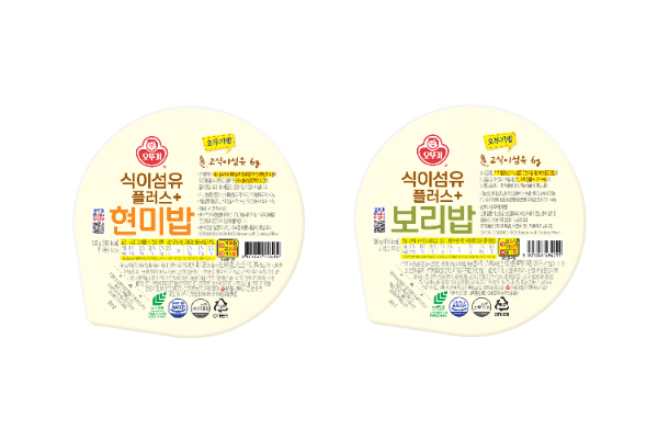 오뚜기 식이섬유 플러스 잡곡밥 2종