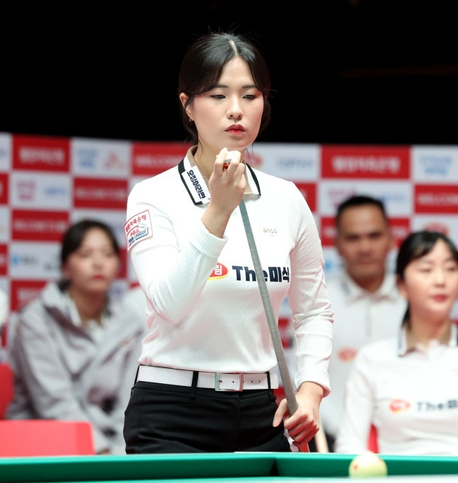 '당구 여제' 하나카드 김가영을 잡은 하림 박정현 / 사진=PBA 제공. 연합뉴스