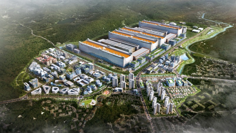 사진: 용인반도체클러스터 조감도