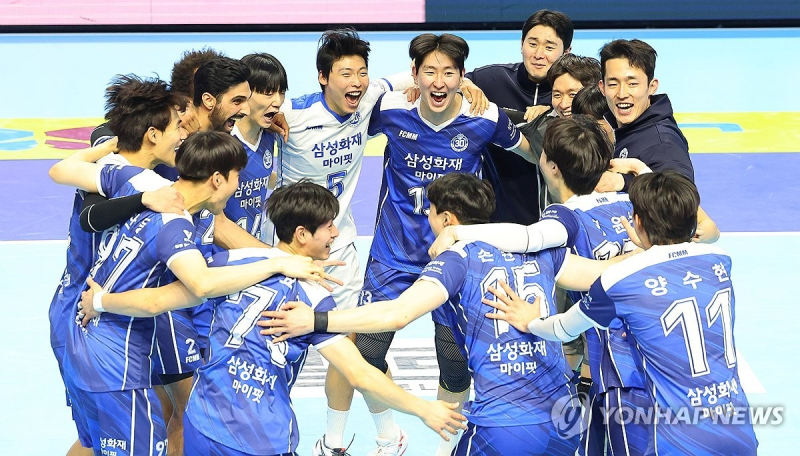 삼성화재 선수들 / 사진=연합뉴스