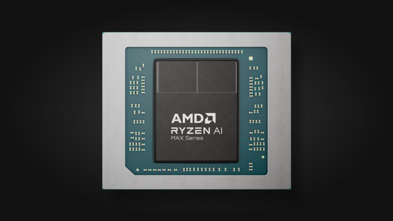 단일 칩으로 고사양 AI 작업이 가능한 '라이젠 AI 맥스' 시리즈(제공=AMD).