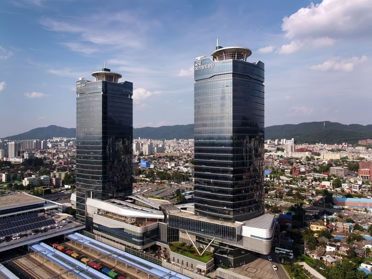 국가철도공단 사옥 전경./국가철도공단