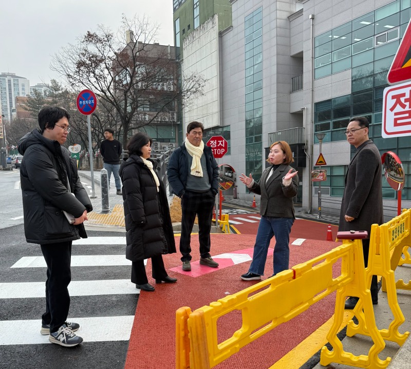 상갈동행정복지센터 일대 진입로 개통 (경기도의회 제공)