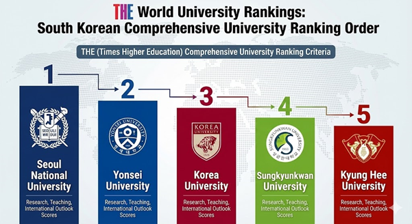Top Universities in South Korea: QS and THE Evaluations Define the Comprehensive Elite Hierarchy