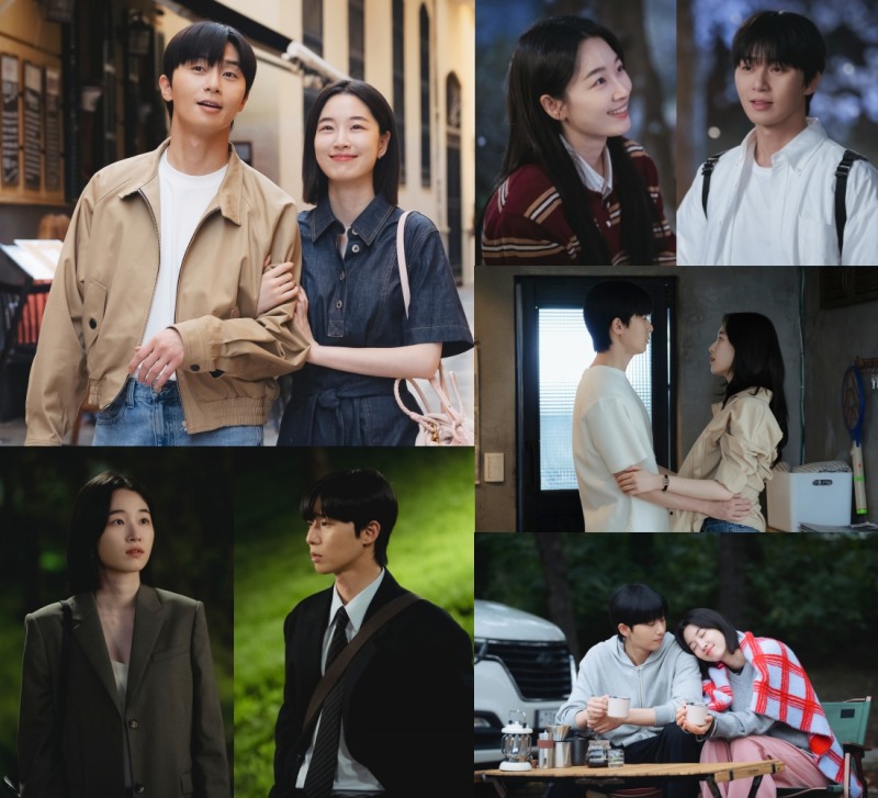 ‘경도를 기다리며’ 박서준X원지안, 사계절로 짚어보는 ‘경지’ 커플의 로맨스