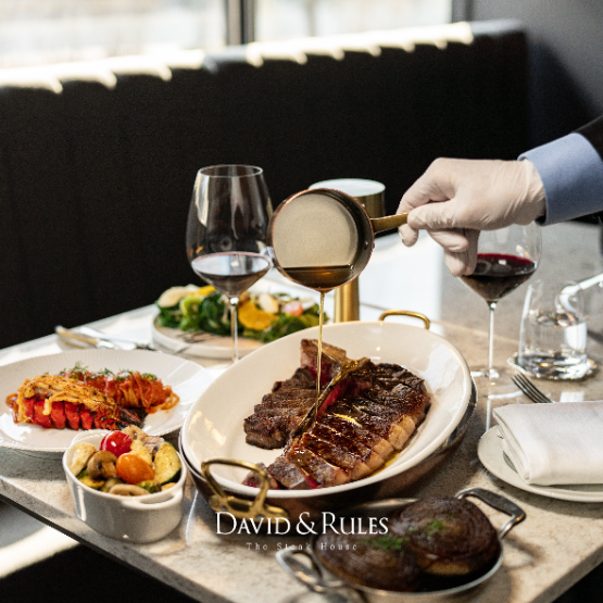 판교 데이빗앤룰스, 한우 드라이에이징·웻에이징 스테이크 동시 운영...블루리본 8년 연속